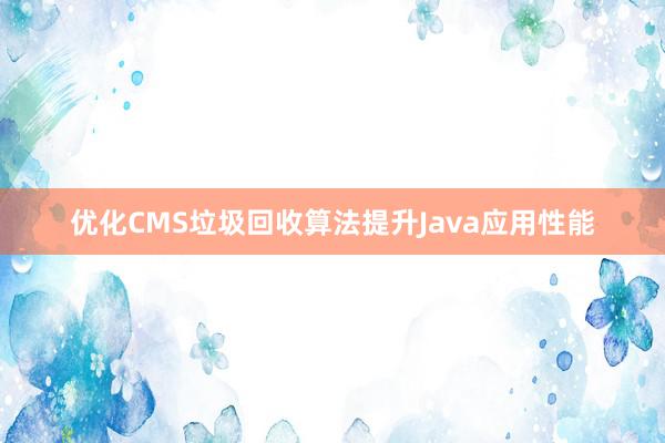 优化CMS垃圾回收算法提升Java应用性能